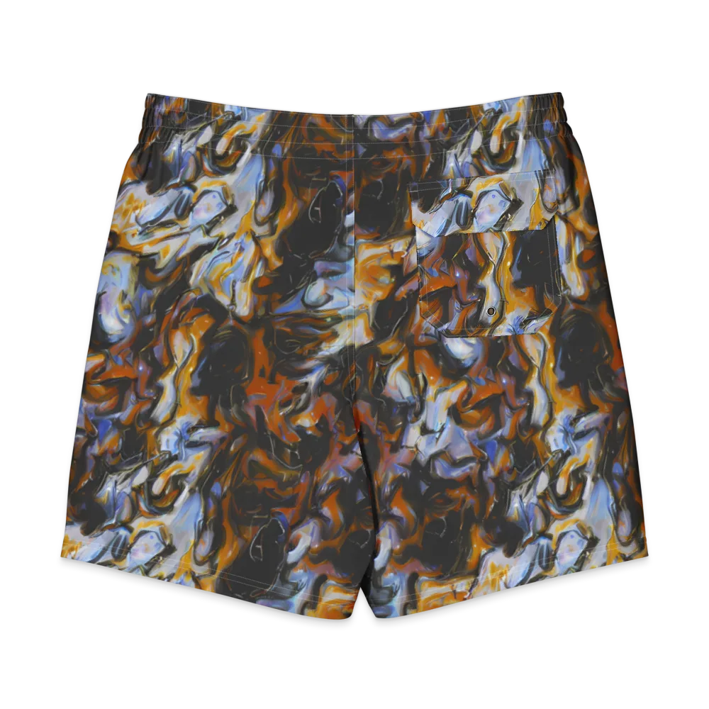 Ember Eclipse on Men's Board Shorts — Back