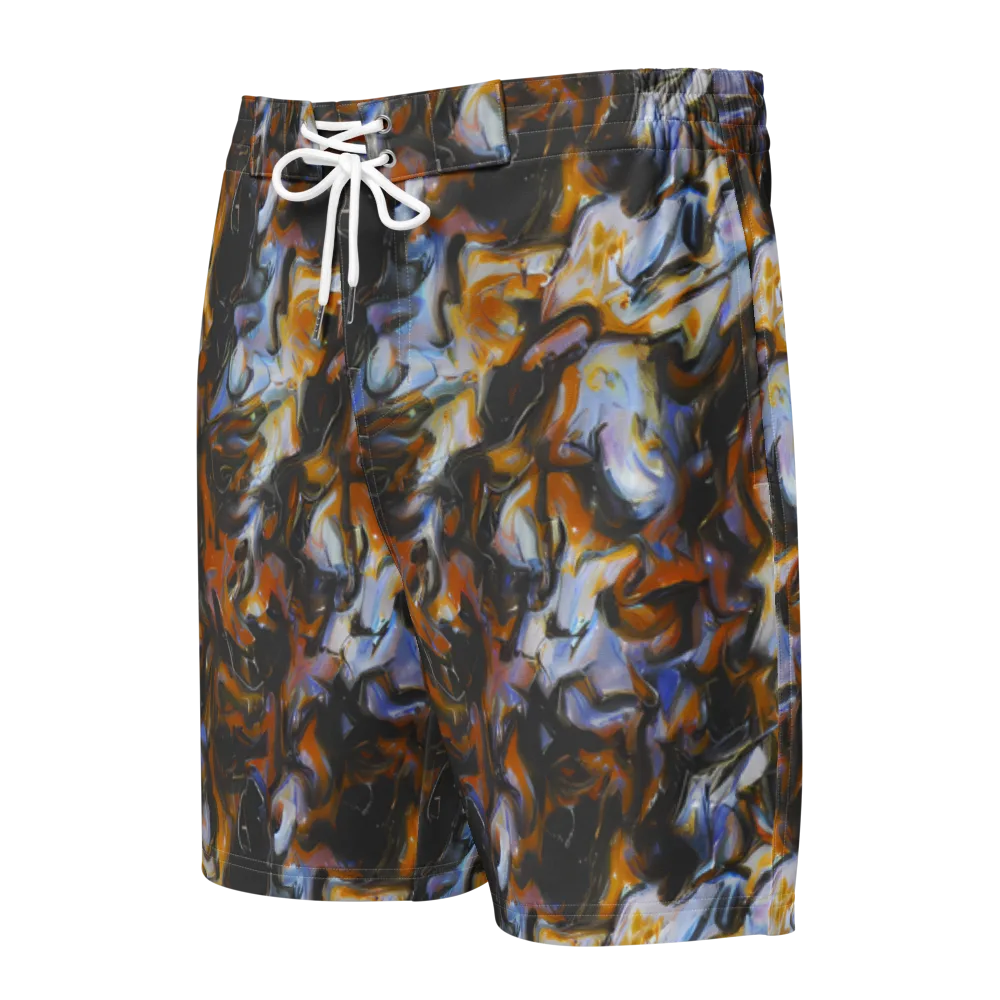 Ember Eclipse on Men's Board Shorts — Front