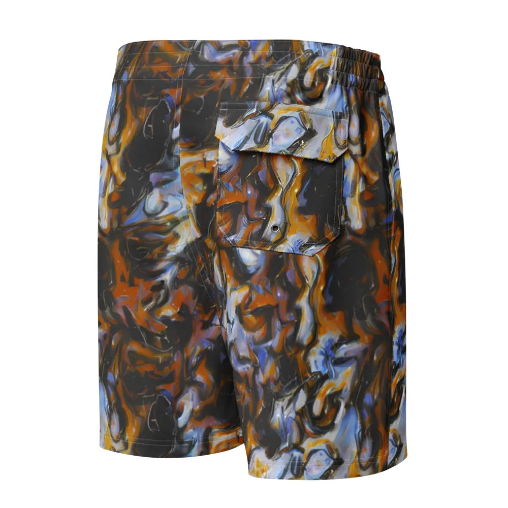 Ember Eclipse on Men's Board Shorts — Back