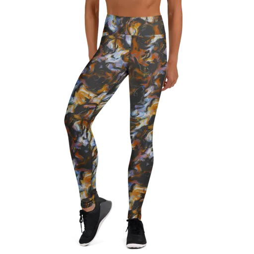 Ember Eclipse on a Yoga Leggings