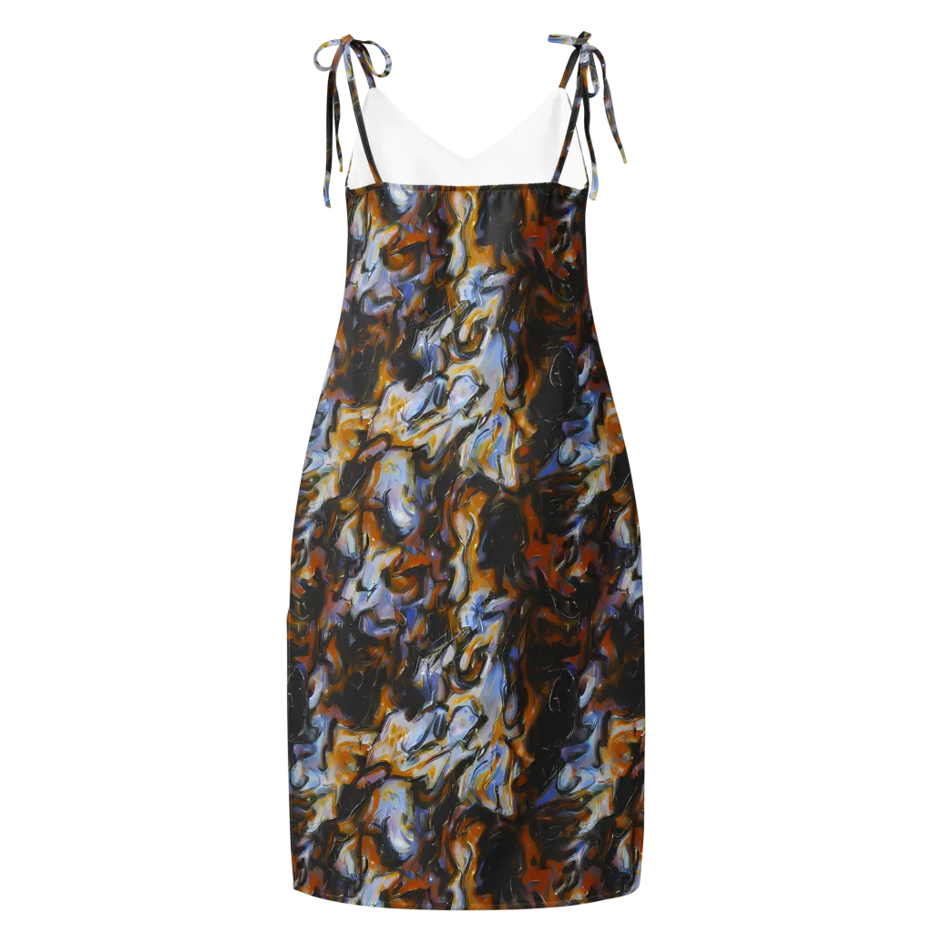 Ember Eclipse on Slip Dress — Back