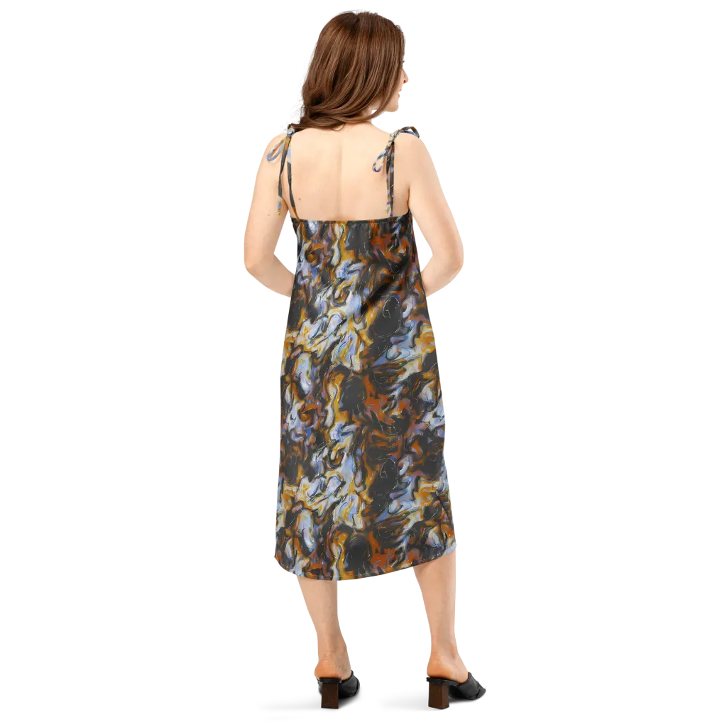 Ember Eclipse on Slip Dress — Back