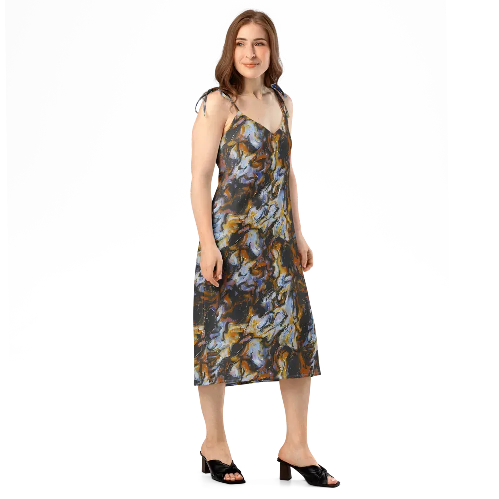 Ember Eclipse on Slip Dress — Right Front