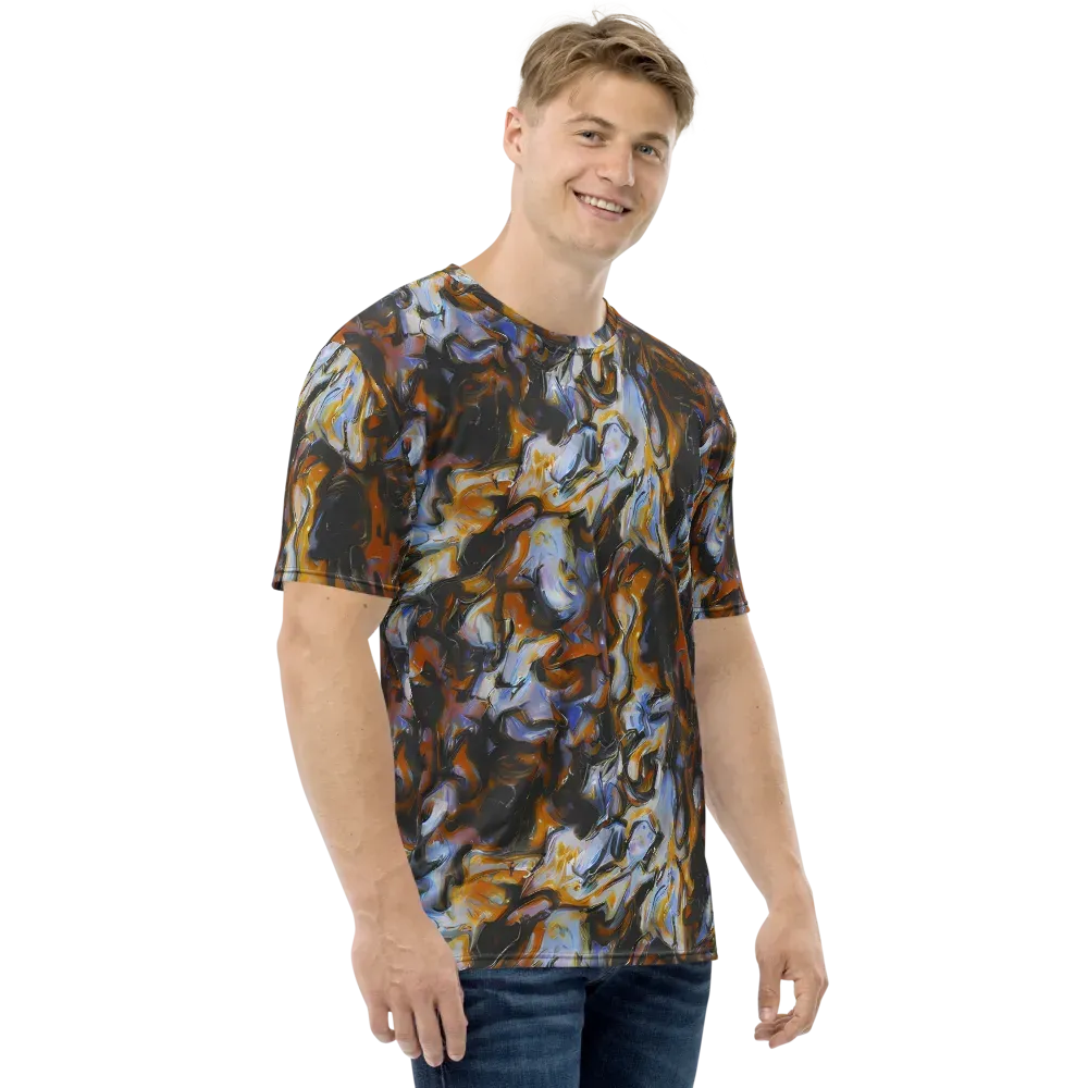 Ember Eclipse on Men's Crew Neck T-Shirt — Right