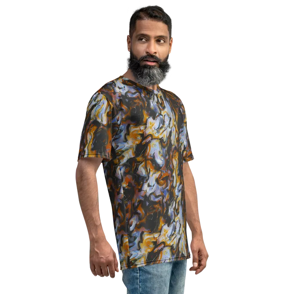 Ember Eclipse on Men's Crew Neck T-Shirt — Right