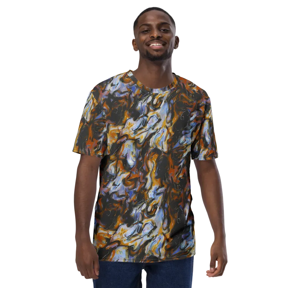 Ember Eclipse on Men's Crew Neck T-Shirt — Front