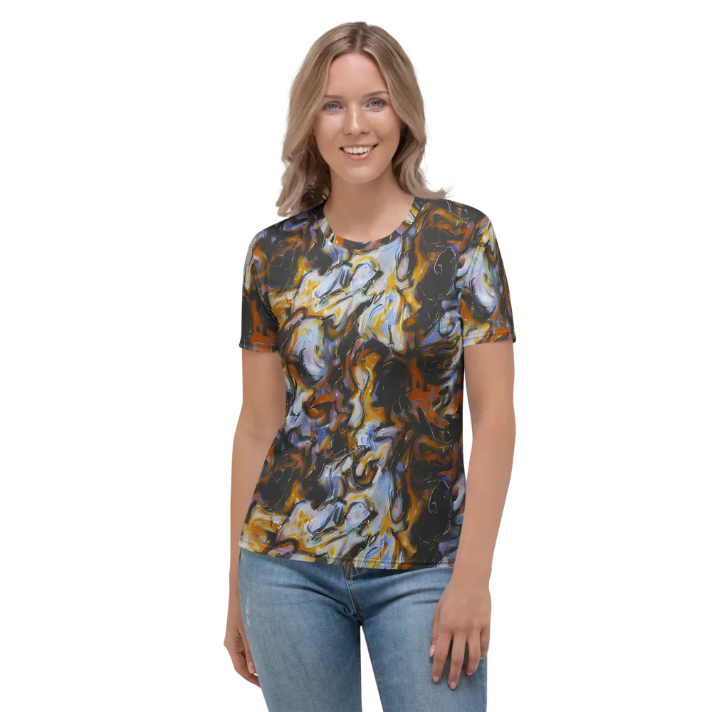 Ember Eclipse on Women's Crew Neck T-Shirt — Front