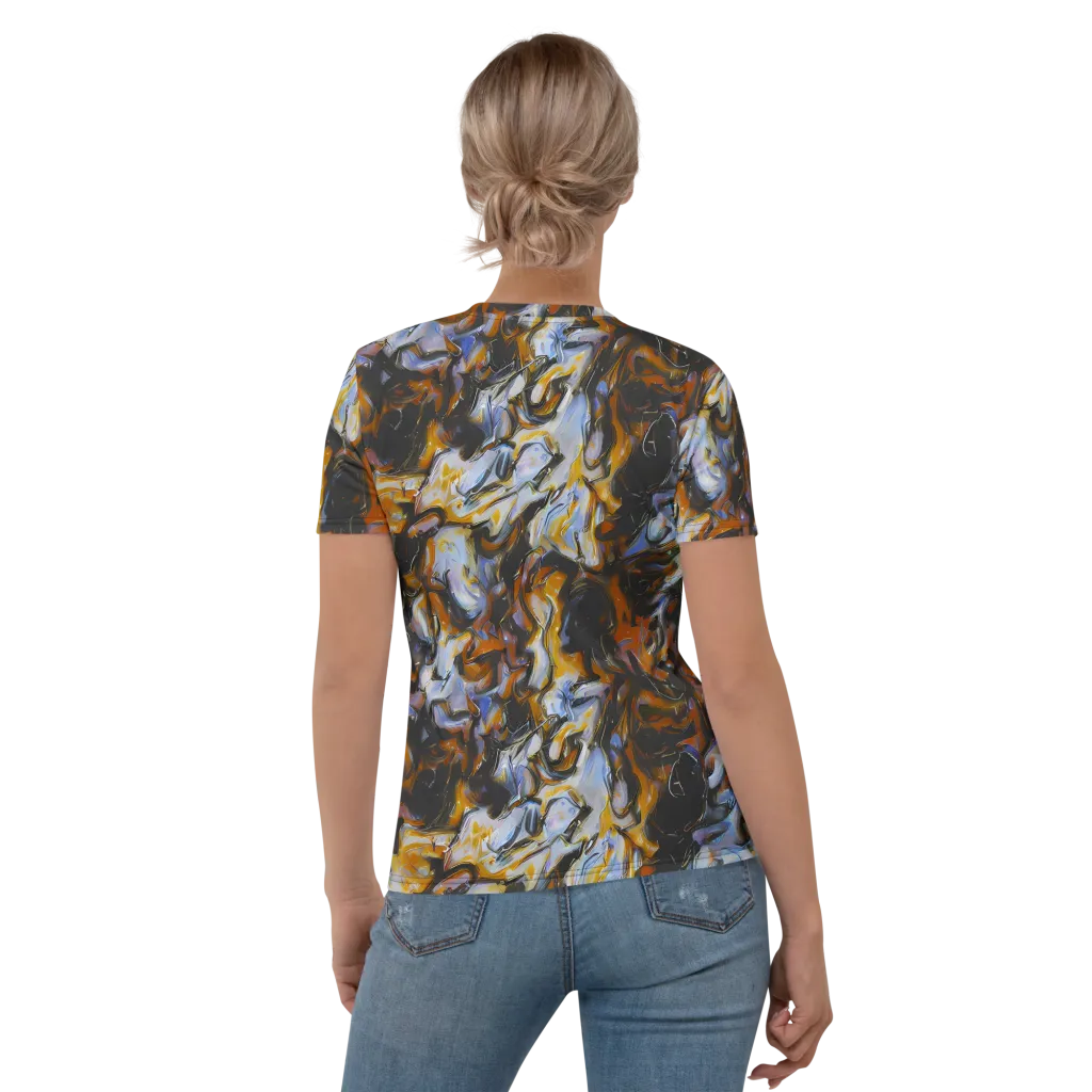 Ember Eclipse on Women's Crew Neck T-Shirt — Back