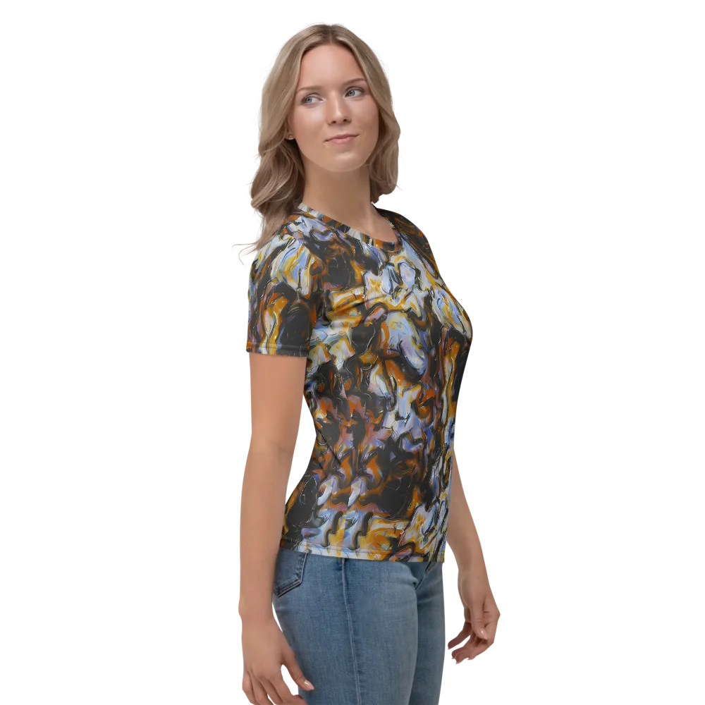 Ember Eclipse on Women's Crew Neck T-Shirt — Right