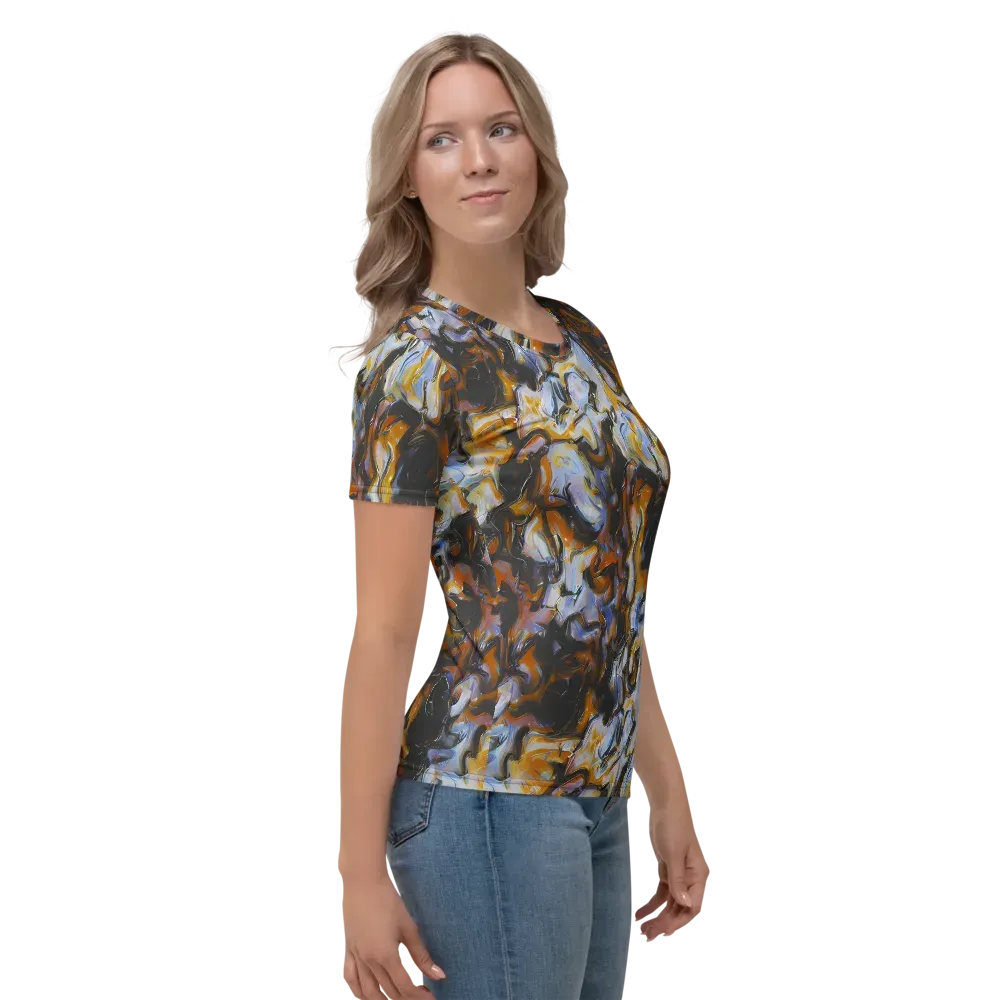 Ember Eclipse on Women's Crew Neck T-Shirt — Right