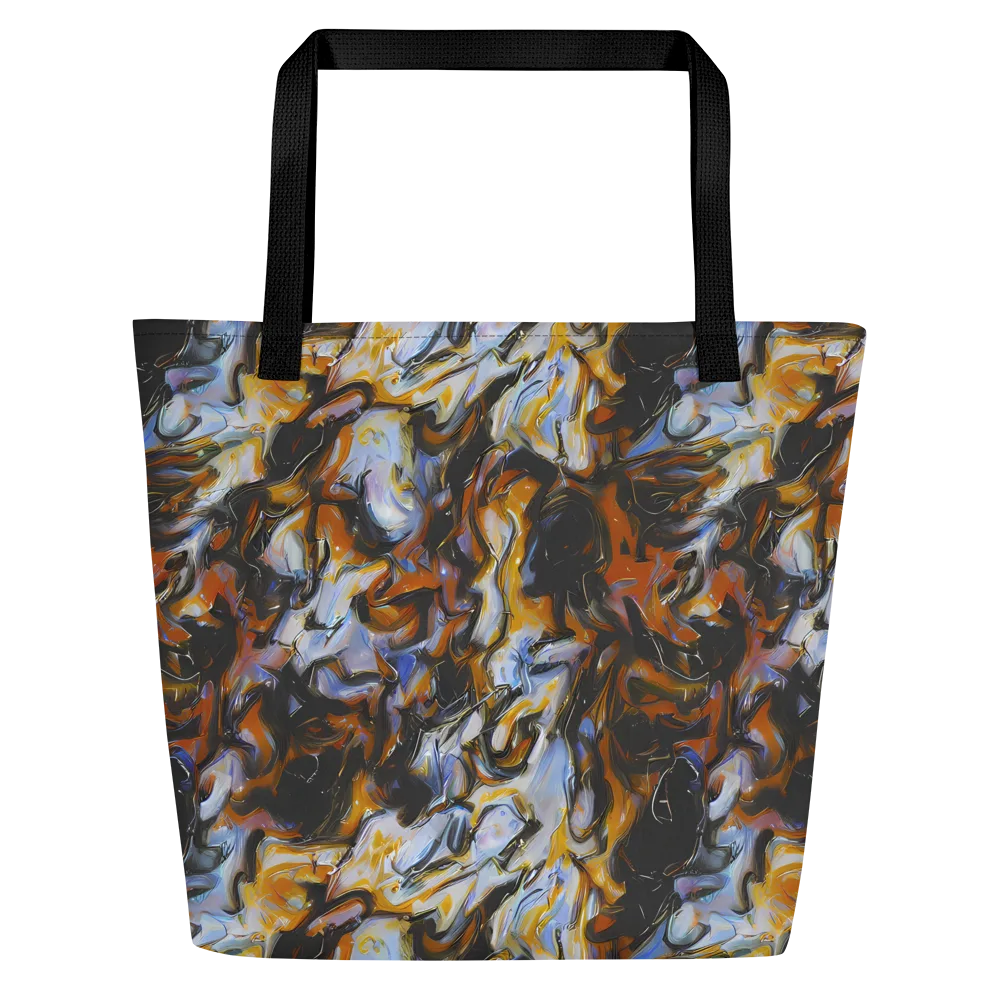 Ember Eclipse on Large Tote Bag W/ Pocket — Front
