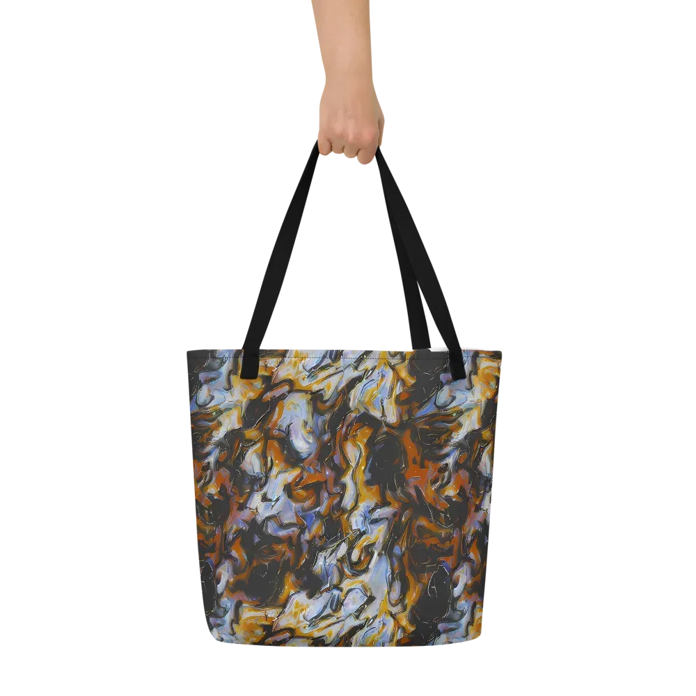 Ember Eclipse on Large Tote Bag W/ Pocket — Front