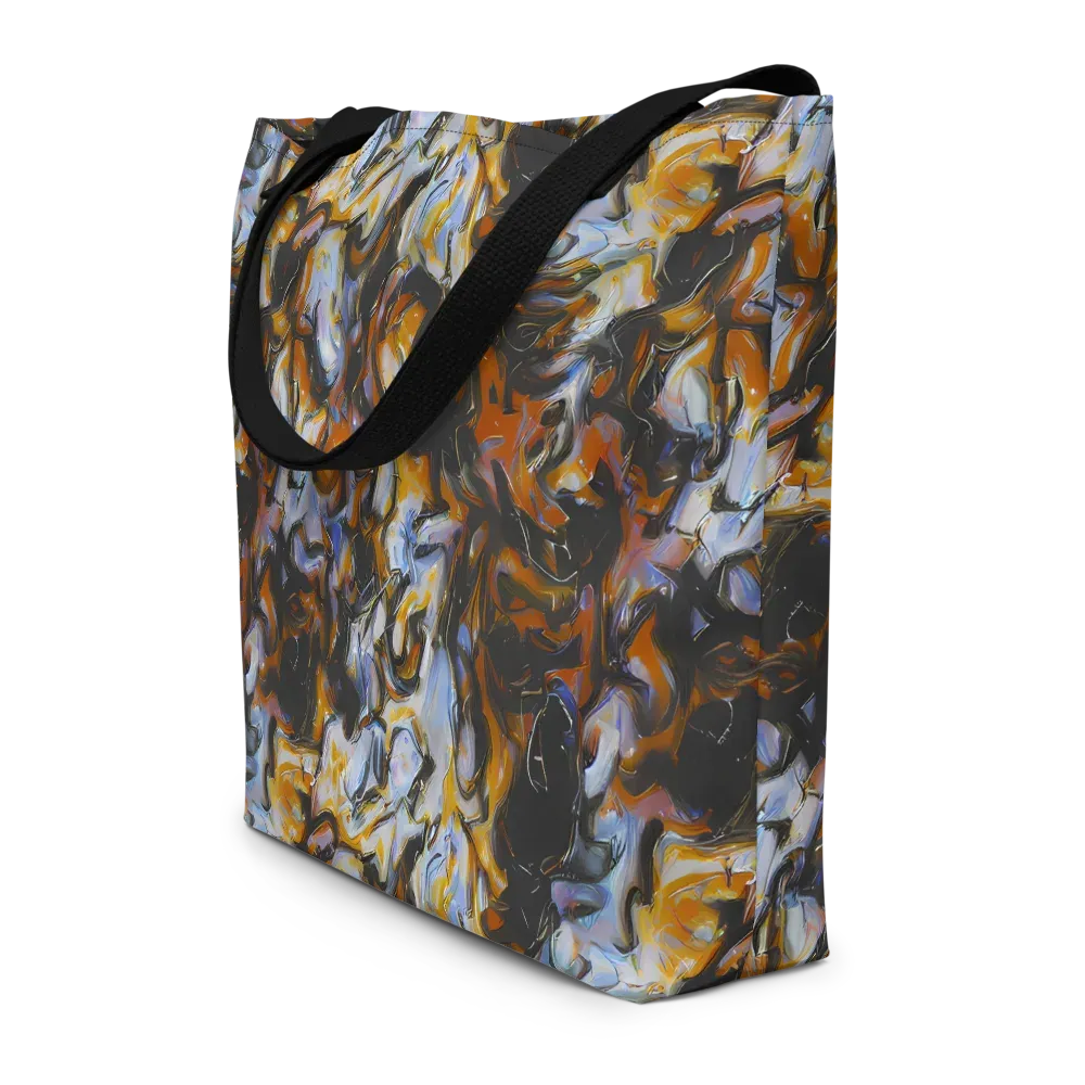 Ember Eclipse on Large Tote Bag W/ Pocket — Front