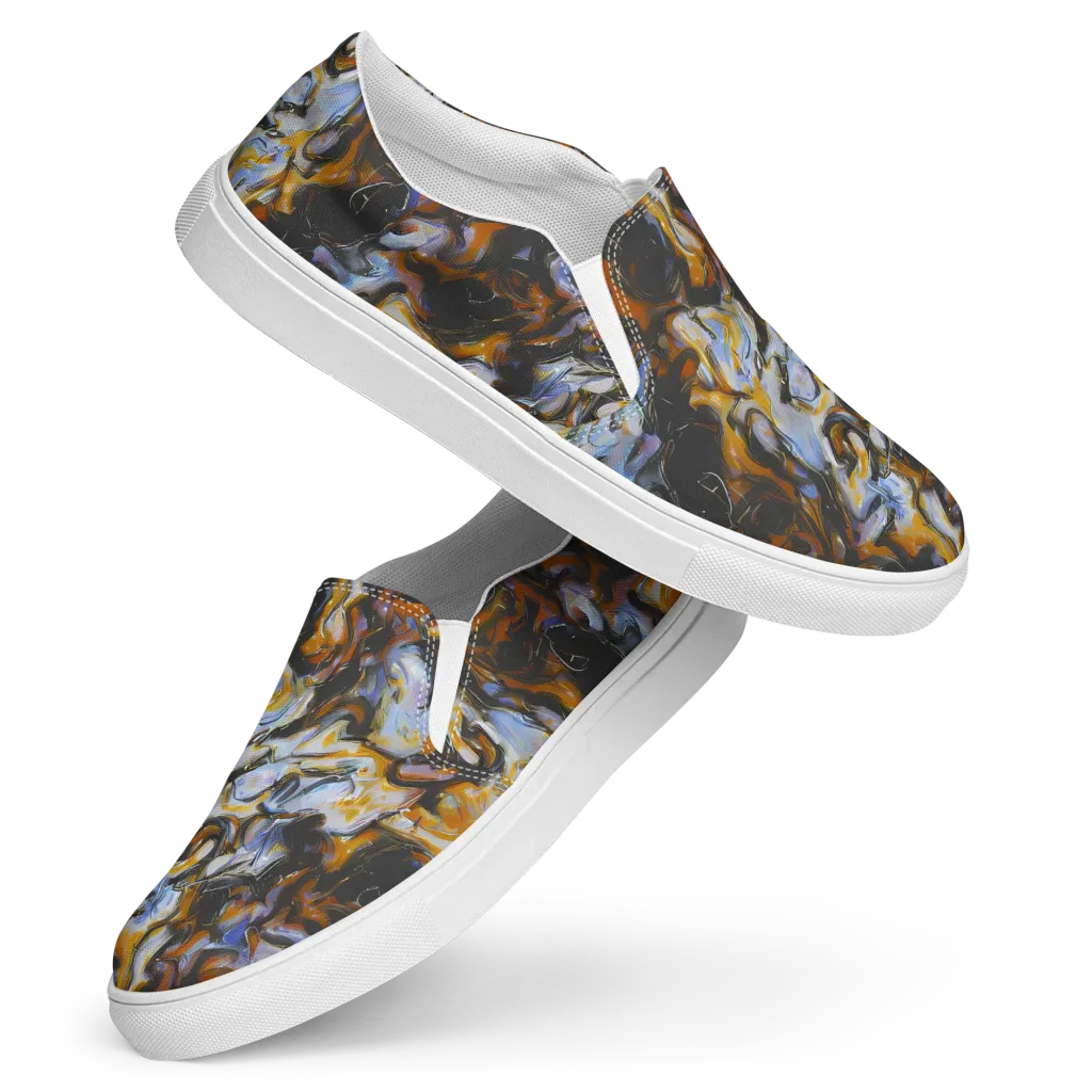 Ember Eclipse on Women's Slip-On Canvas Shoes — Front