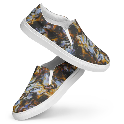 Ember Eclipse on a Women's Slip-On Canvas Shoes