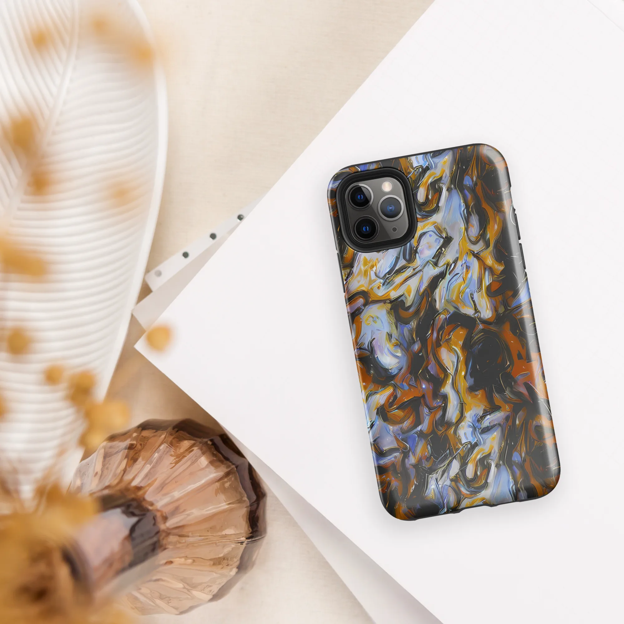 Ember Eclipse on Tough Case for iPhone® — Front