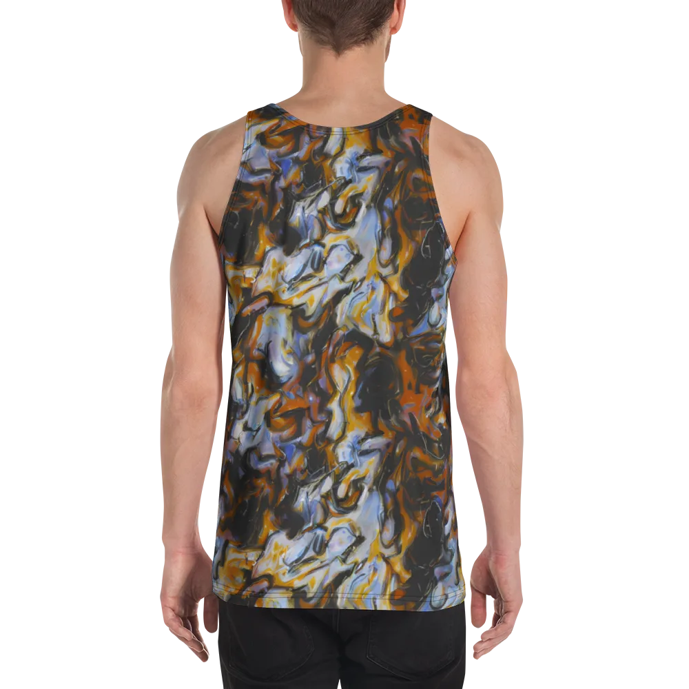 Ember Eclipse on Men's Tank Top — Back