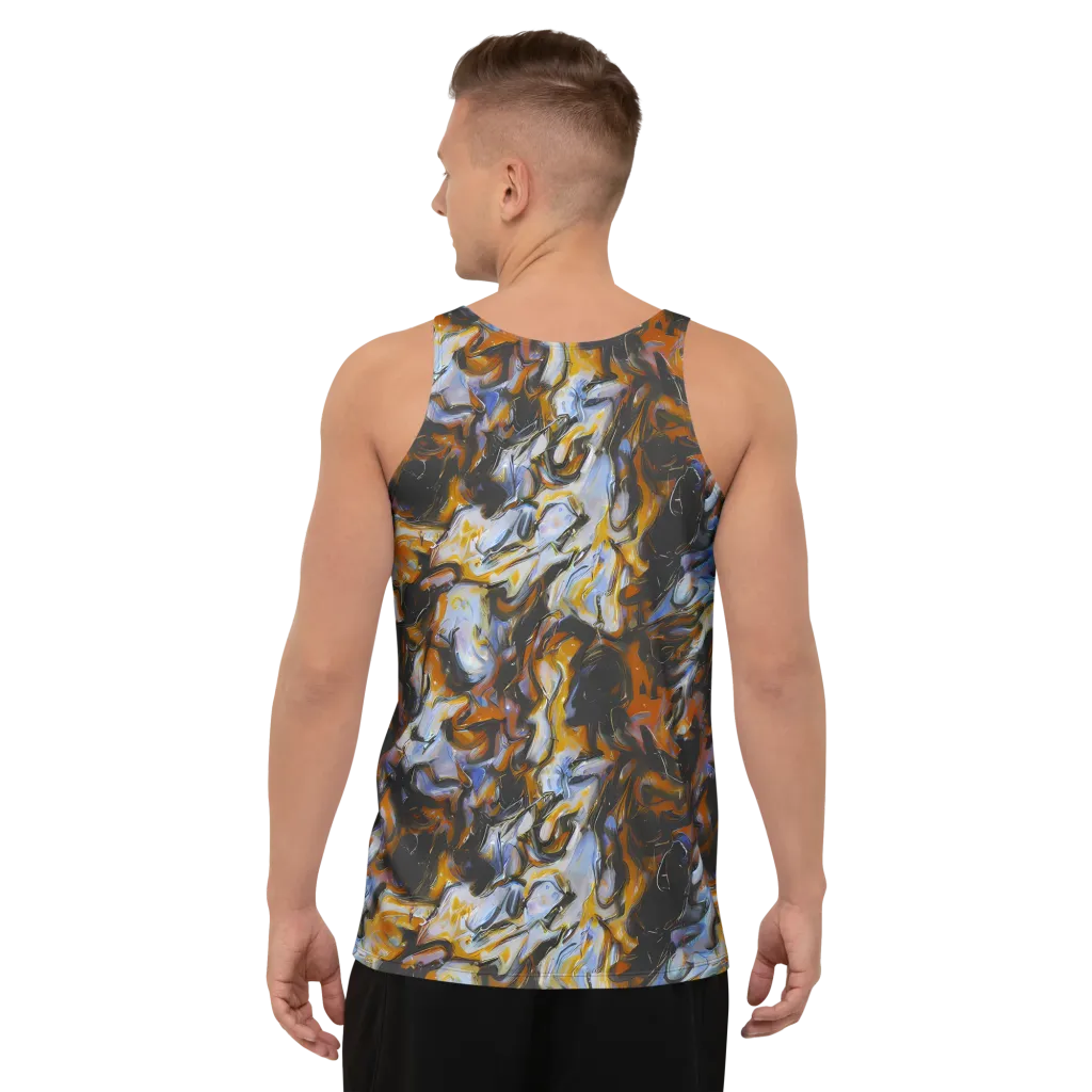 Ember Eclipse on Men's Tank Top — Back