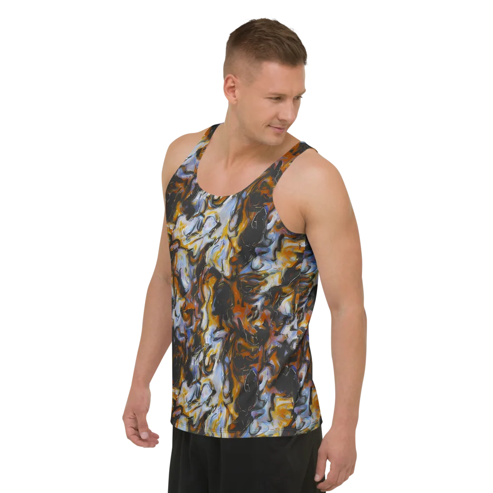 Ember Eclipse on Men's Tank Top — Left Front