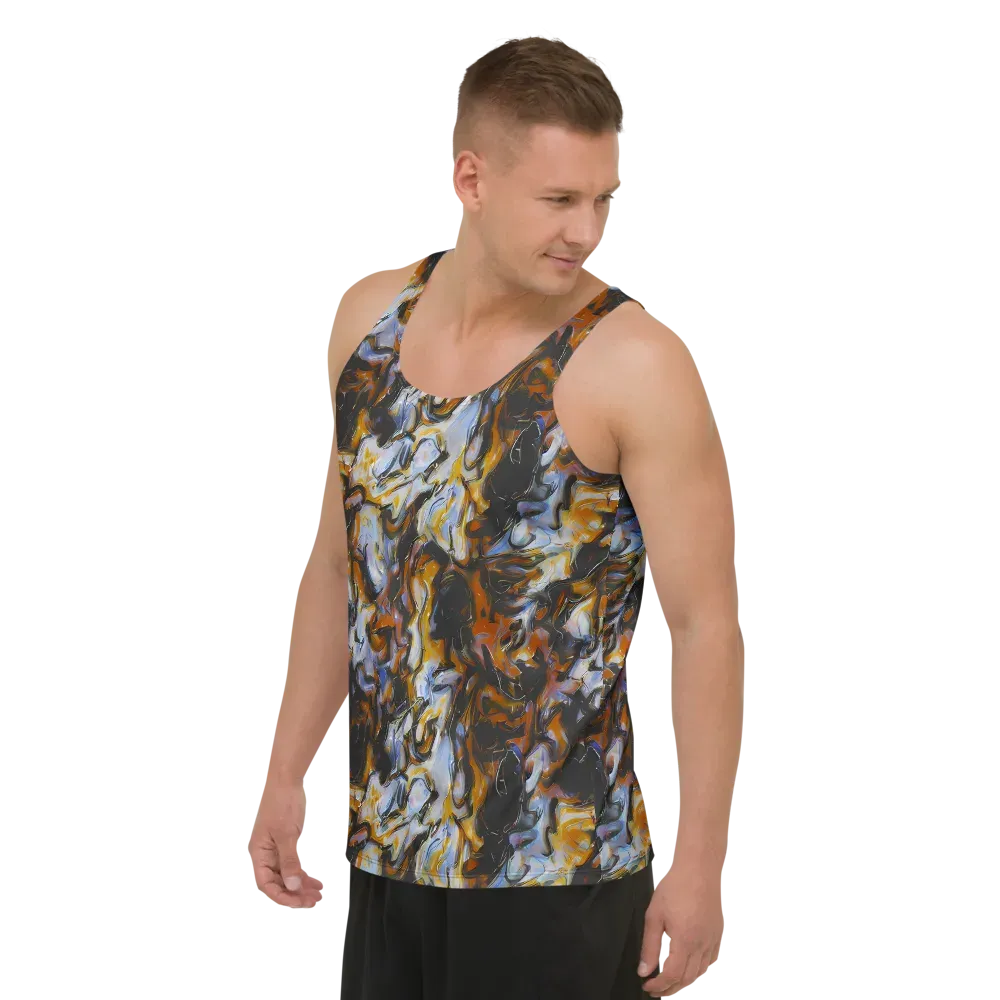 Ember Eclipse on Men's Tank Top — Left Front