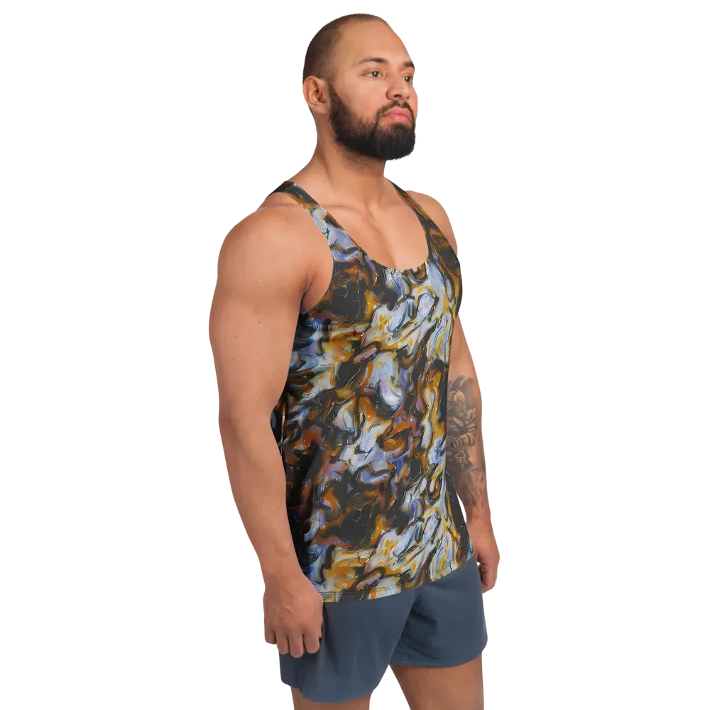 Ember Eclipse on Men's Tank Top — Right Front