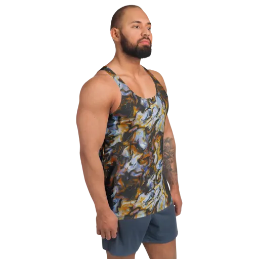 Ember Eclipse on a Men's Tank Top