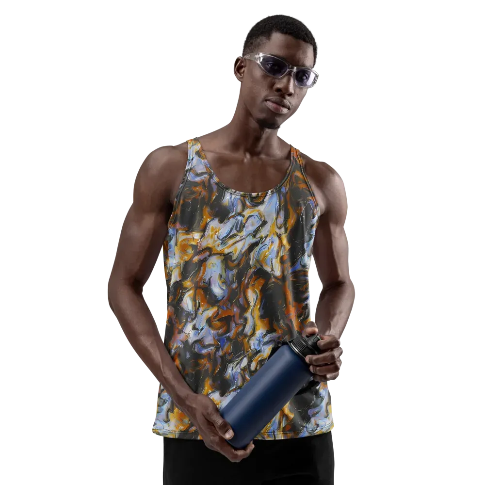 Ember Eclipse on Men's Tank Top — Front