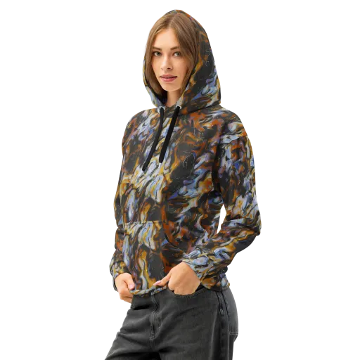 Ember Eclipse on a Cotton Hoodie