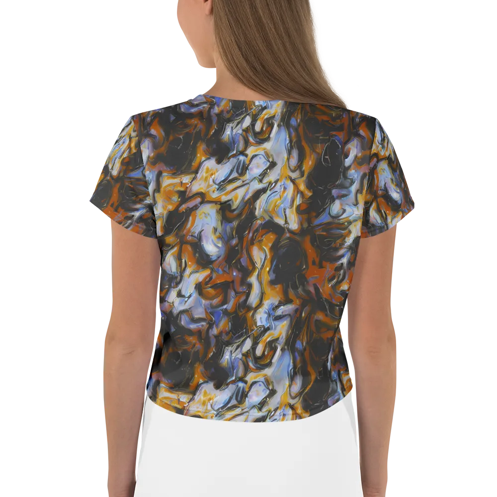 Ember Eclipse on Crop Tee — Back