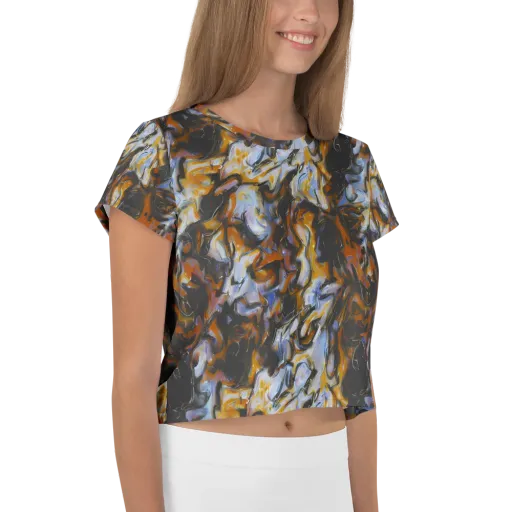 Ember Eclipse on a Crop Tee