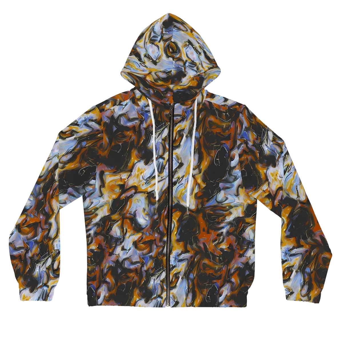 Ember Eclipse on Women's Full-Zip Hoodie — Front