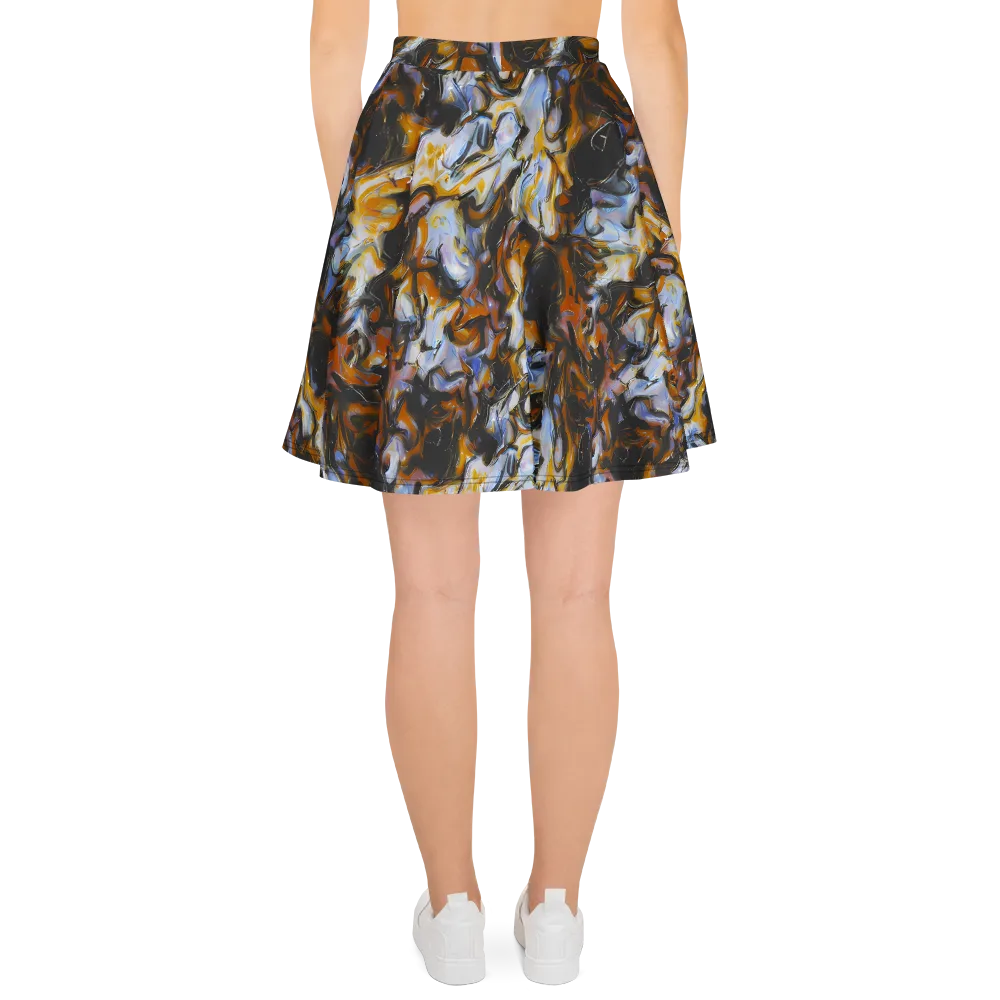 Ember Eclipse on Skater Skirt — Back