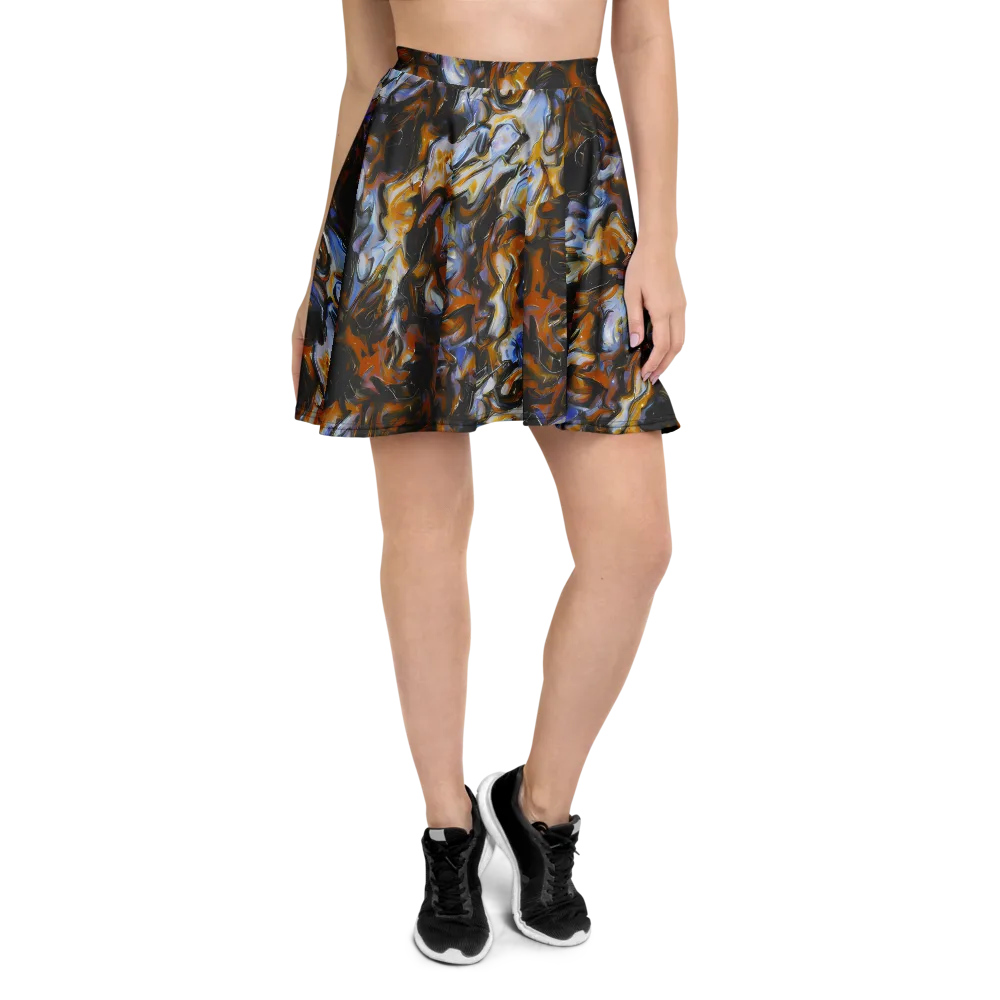Ember Eclipse on Skater Skirt — Front