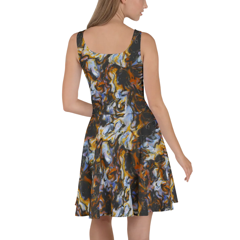 Ember Eclipse on Skater Dress — Back
