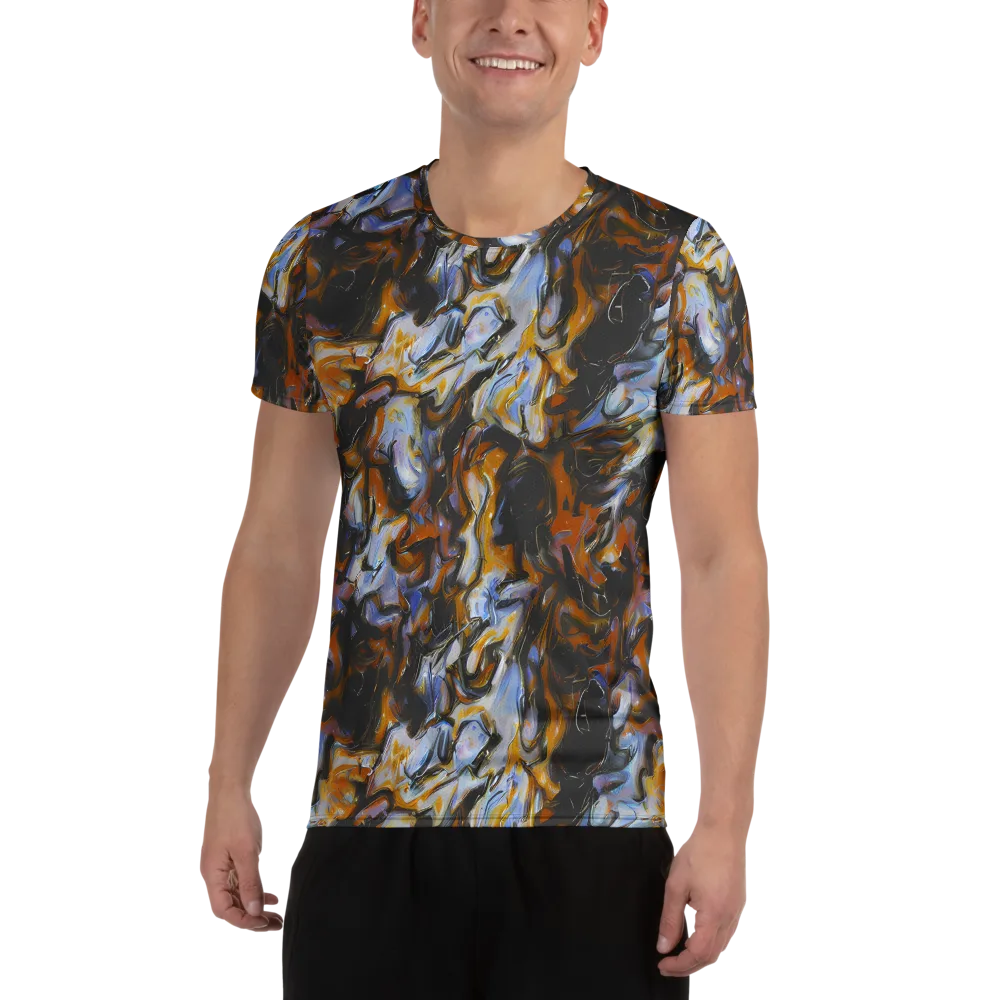Ember Eclipse on Men's Athletic T-Shirt — Front