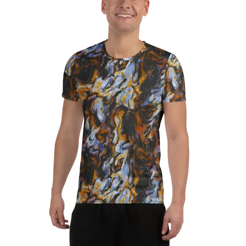 Ember Eclipse on Men's Athletic T-Shirt — Front