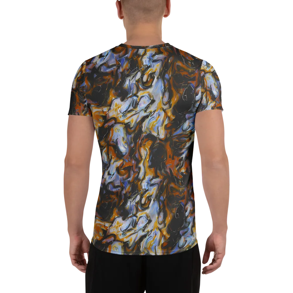 Ember Eclipse on Men's Athletic T-Shirt — Back