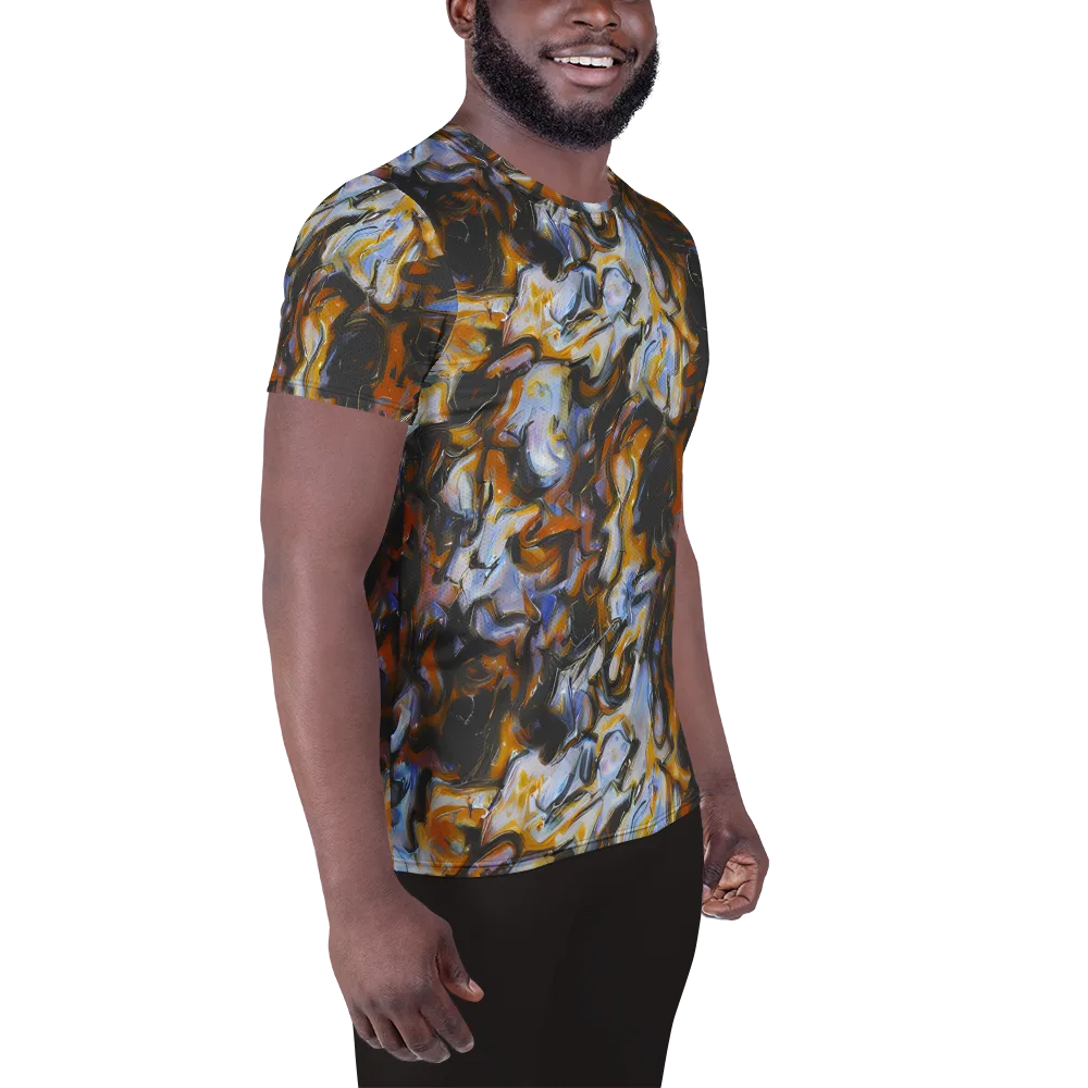 Ember Eclipse on Men's Athletic T-Shirt — Right