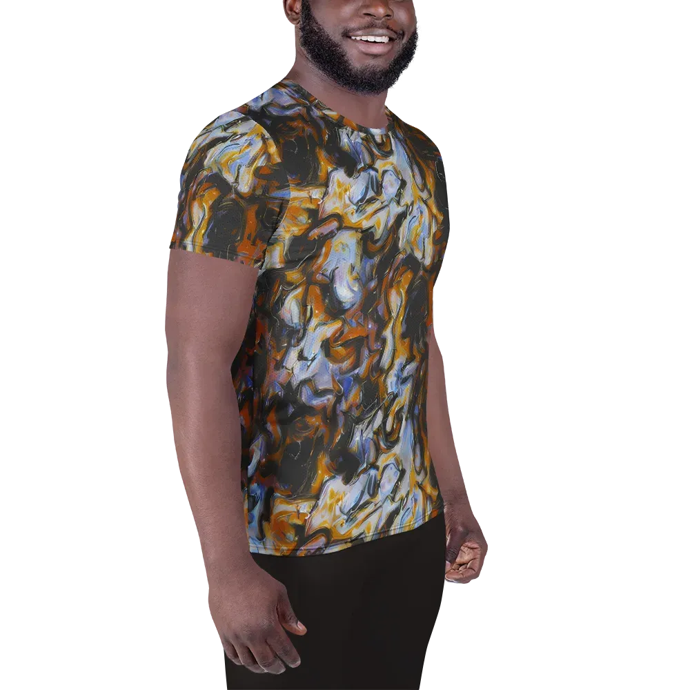 Ember Eclipse on Men's Athletic T-Shirt — Right
