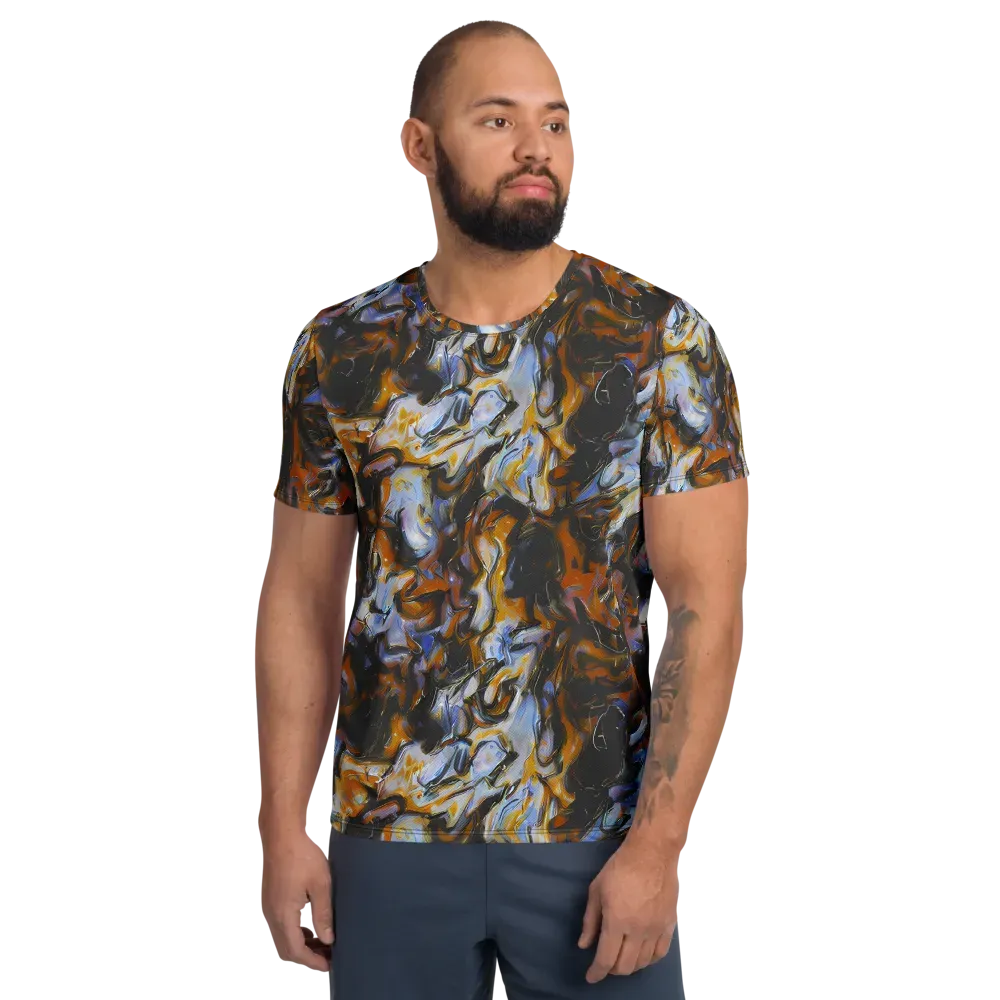 Ember Eclipse on Men's Athletic T-Shirt — Front