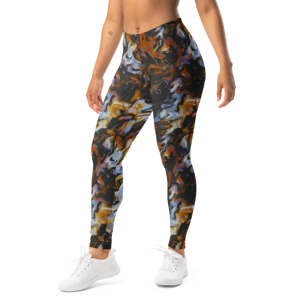 Ember Eclipse on Leggings — Left Front
