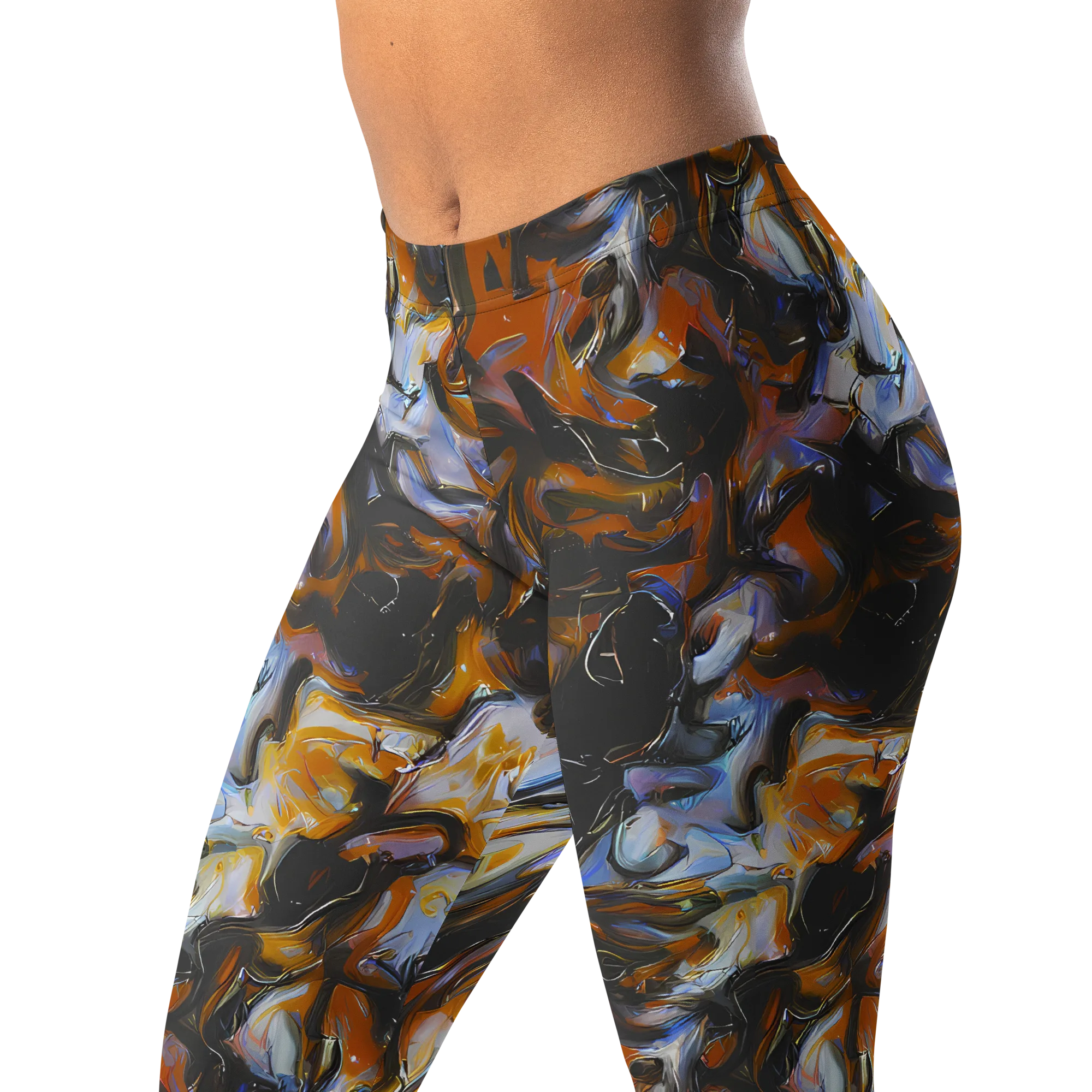 Ember Eclipse on Leggings — Left Front