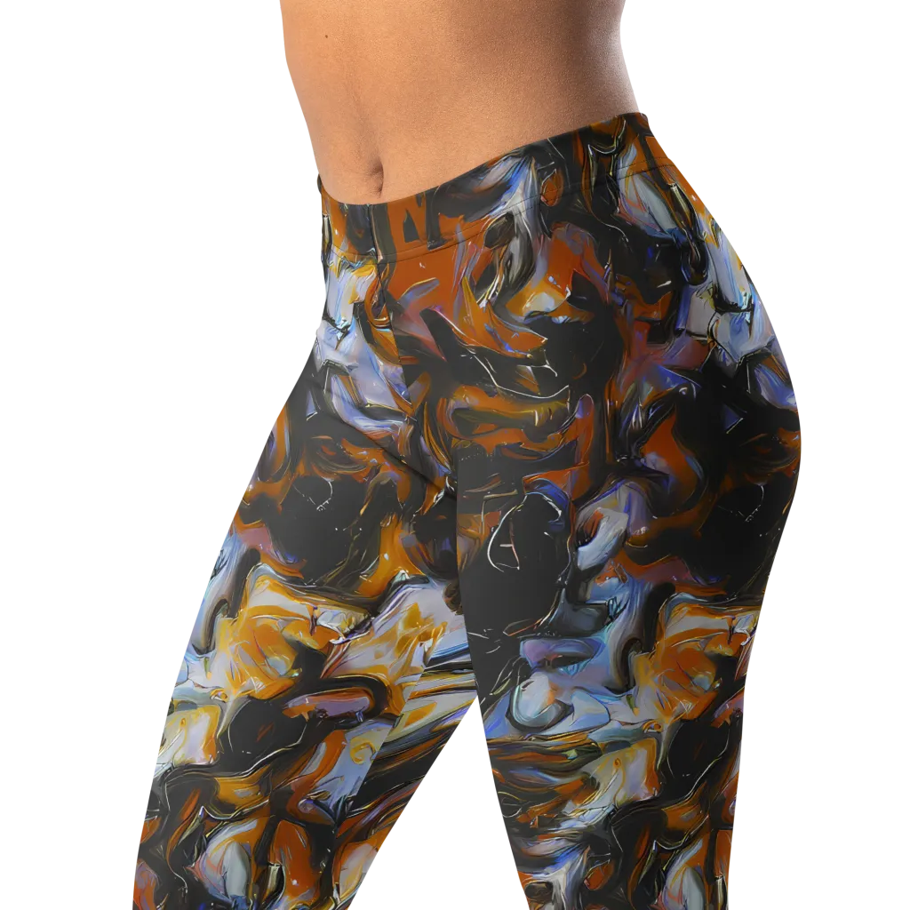 Ember Eclipse on Leggings — Left Front