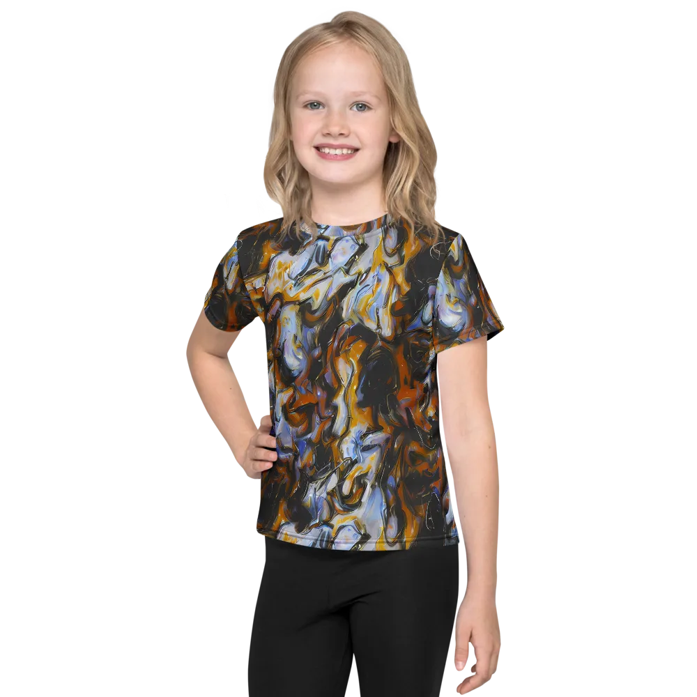 Ember Eclipse on Kids Crew Neck T-Shirt — Front