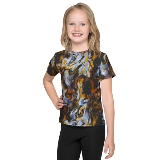 Ember Eclipse on a Kids Crew Neck T-Shirt