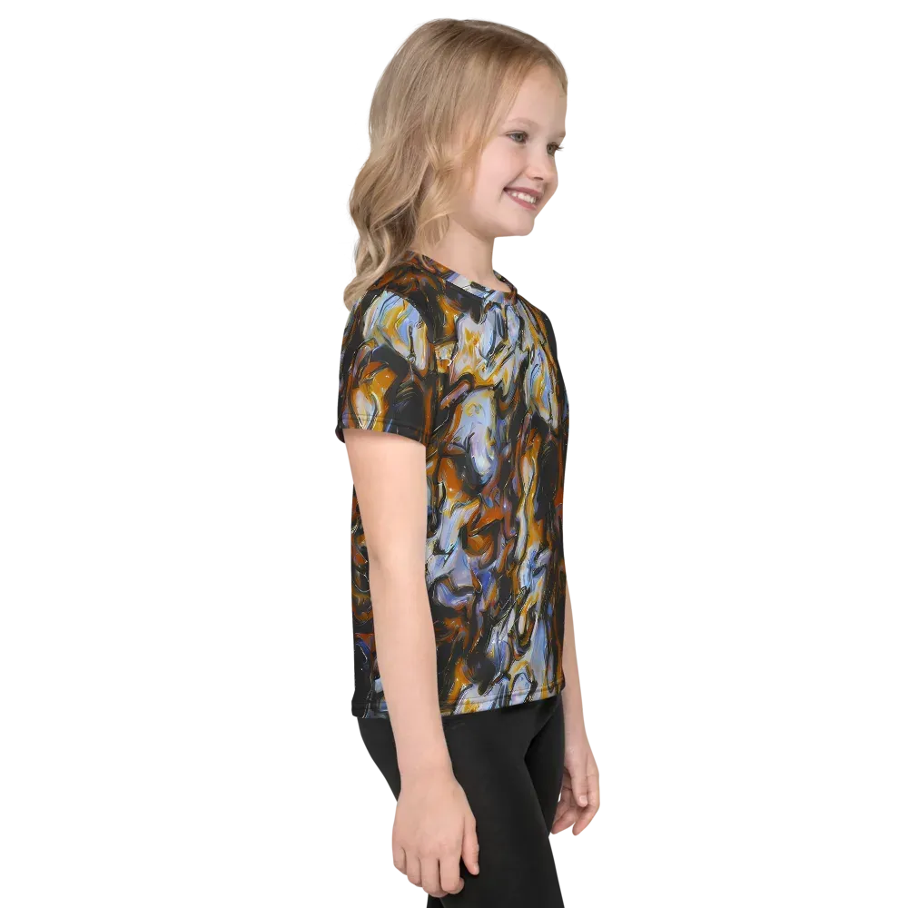 Ember Eclipse on Kids Crew Neck T-Shirt — Right
