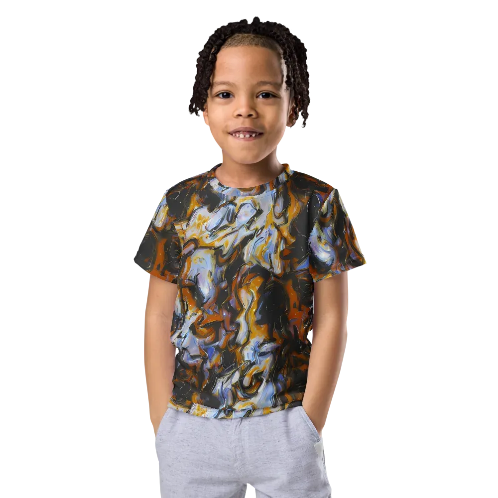 Ember Eclipse on Kids Crew Neck T-Shirt — Front