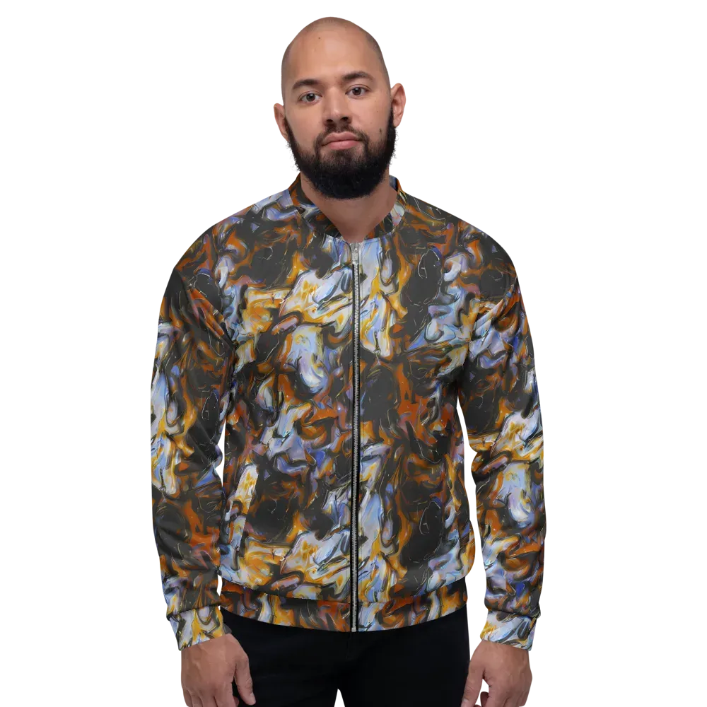 Ember Eclipse on Bomber Jacket — Front
