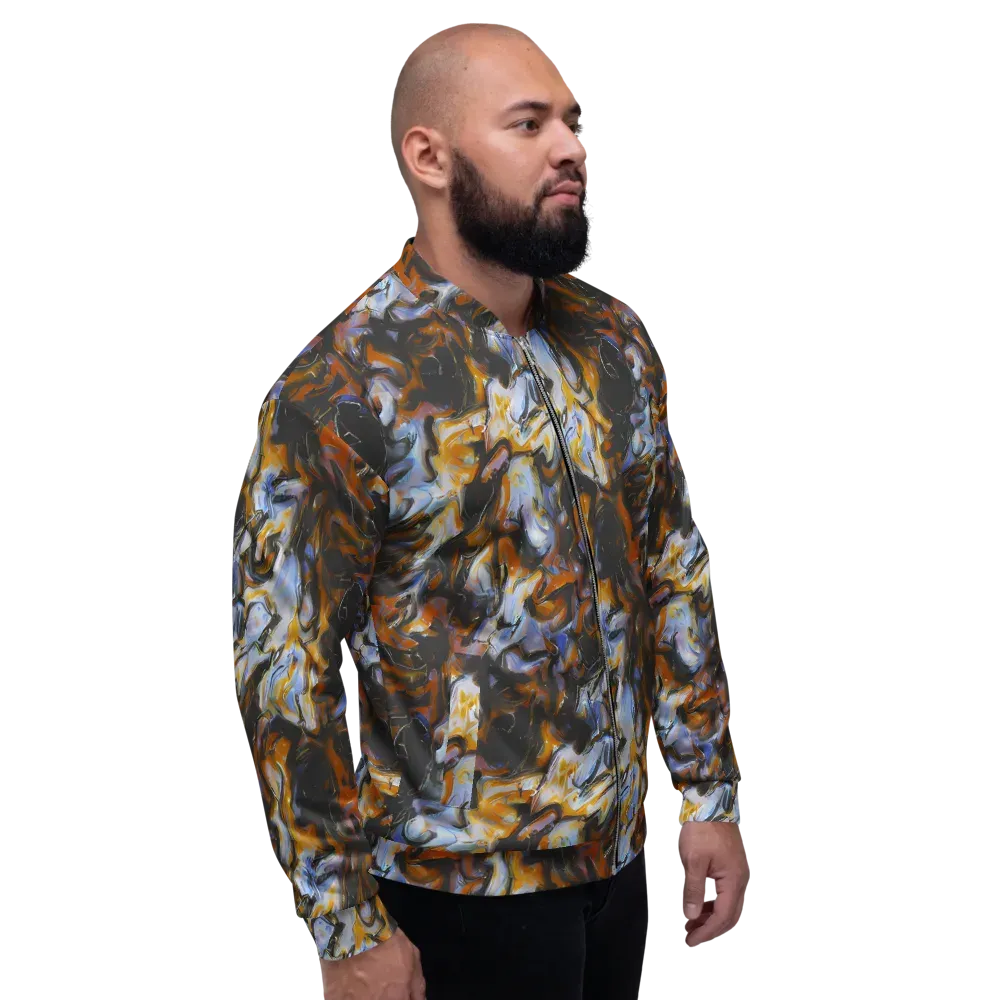 Ember Eclipse on Bomber Jacket — Right
