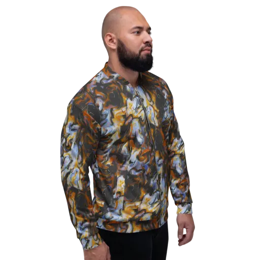 Ember Eclipse on a Bomber Jacket